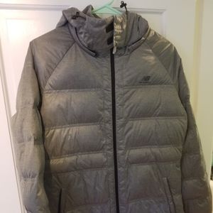 EUC New Balance Silver Trackster Jacket